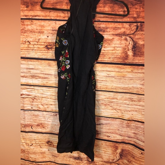 Cotton Linen Floral Dress - Picture 8 of 14